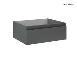 Oltens Vernal zestaw mebli łazienkowych 120 cm z blatem grafit mat 68300400