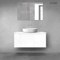 Oltens Vernal zestaw mebli łazienkowych 100 cm biały połysk 68247000