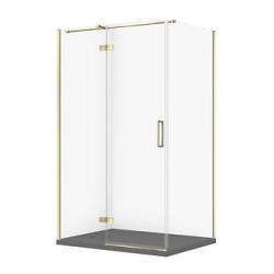 Cersanit Set C589 Kabina City Lewa Złota 120X90X195+Tako Slim Szary Mat Wir