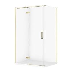 Cersanit Set C587 Kabina City Lewa Złota 120X90X195+Tako Slim Biały Mat Wir