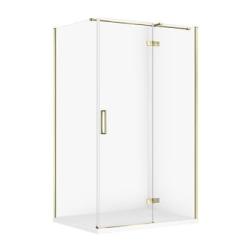 Cersanit Set C586 Kabina City Prawa Złota 120X90X195+Tako Slim Biały Mat Wir
