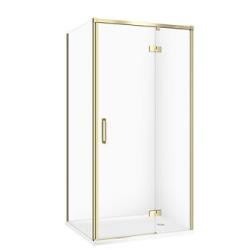 Cersanit Set C278 Kabina Larga Prawa Złota Mat 100X80X195+Tako Biały 100X4 Wir