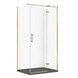 Cersanit Set C564 Kabina City Prawa Złota 100X80X195+Tako Slim Szary Mat Wir