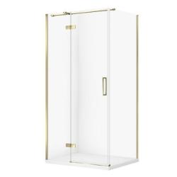 Cersanit Set C563 Kabina City Lewa Złota 100X80X195+Tako Slim Biały Mat Wir