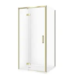 Cersanit Set C267 Kabina Larga Lewa Złota Mat 80X80X195+Tako Biały 80X4 Wir