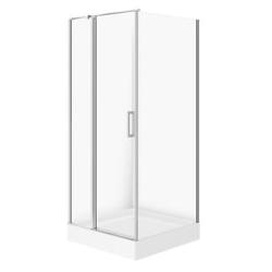Cersanit Set C172 Kabina Moduo Kwadratowa Lewa 90X90X195+Tako Biały 90X16 Wir