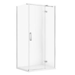 Cersanit Set C600 Kabina City Prawa Chrom 100X80X195+Tako Slim Biały Wir
