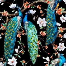 Mural gresowy 60x60 DEK PEACOCK BLACK MAT gatunek I dostawa GRATIS od 2000 zł