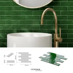 Ceramik Studio Mozaika Venice Green dostawa GRATIS od 500 zł kupon rabatowy