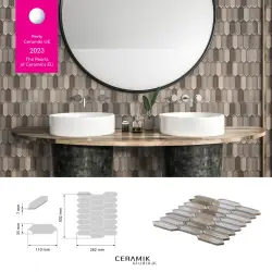 Ceramik Studio Mozaika Sorrento Taupe Blend dostawa GRATIS od 500 zł kupon rabatowy