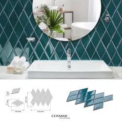 Ceramik Studio Mozaika Unique Turquise dostawa GRATIS od 500 zł kupon rabatowy