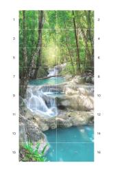 Ceramik Studio Obraz Wielkoformatowy ceramiczna obraz Wodospad 240×120 dostawa GRATIS od 500 zł kupon rabatowy