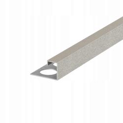 Listwa narożna typu "P" Stalowa, Szampańskie złoto 10mm x 10,5mm x 2700mm