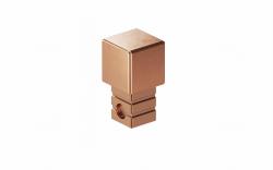 Narożnik wykończeniowy do listwy "P" Miedziany szczotkowany 10mm x 10mm