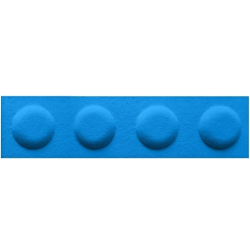 Panel filcowy BRICKS Niebieski 60cm x 15cm