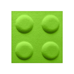 Panel filcowy BRICKS Zielony 30cm x 30cm