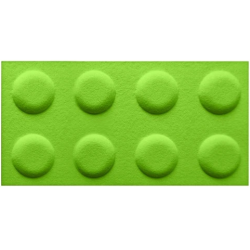 Panel filcowy BRICKS Zielony 30cm x 60cm