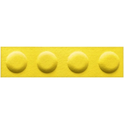 Panel filcowy BRICKS żółty 60cm x 15cm