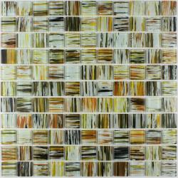 Mozaika Szklana "Zielona abstrakcja" 4mm S02