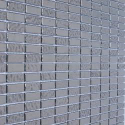 Mozaika Szklana Srebrna podłużna 4mm S06