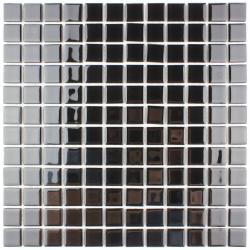 Mozaika Szklana Czarna Błyszcząca 4mm S11