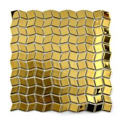Mozaika Szklana Złota "czyste złoto" 4mm S36