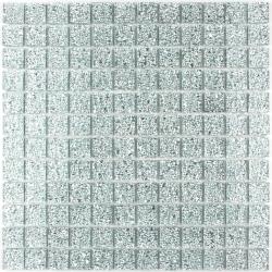 Mozaika Szklana Kruszone szkło srebrne 4mm S01