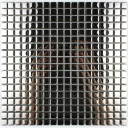 Mozaika Szklana Lustrzana srebrna PURE 8mm S14