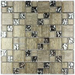 Mozaika Szklana Oliwkowa "GLAMOUR" 8mm S76