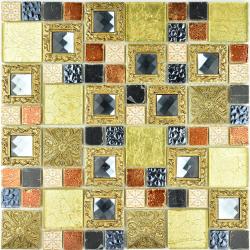 Mozaika Szklana MIX "GLAMOUR" 8mm S79