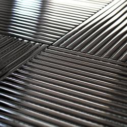 Mozaika Szklana Czarna podłużna 8mm S100