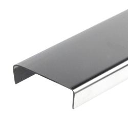 Listwa do płytek ze stali nierdzewnej "C" Srebrny wysoki połysk 30mm, dł. 2,5m