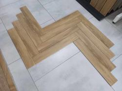 Drewno Rustic HONEY chevron rektyfikowane MATT 9,5X60 gatunek I WCC