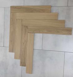 Drewno Migdał Almond chevron rektyfikowane MATT 9,5X60 gatunek I WCC