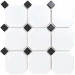 Mozaika OCTAGONO WHITE MAT 30x30