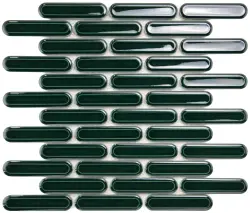 Mozaika BISCARE ROYAL GREEN GLOSS 30,6x30,2