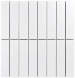 Mozaika RITMA BIG WHITE MAT 29,5x28