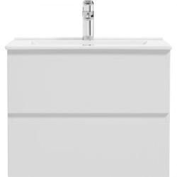 Oltens Vernal szafka 60 cm podumywalkowa wisząca biały połysk 60002000
