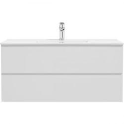Oltens Vernal szafka 100 cm podumywalkowa wisząca biały połysk 60004000
