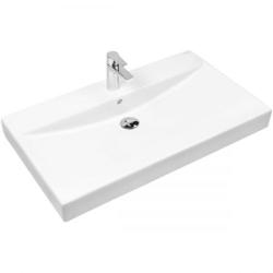 Oltens Hofsa umywalka 80x46 cm nablatowa biała 41306000