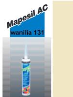 MAPEI Silikon MAPESIL AC 310 ml wanilia 131 gatunek I