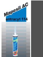 MAPEI Silikon MAPESIL AC 310 ml antracyt 114 gatunek I