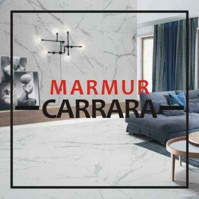 Płytki marmurowe Carrara – biały gres luksusowy
