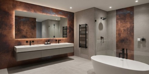 Gres Loft Metalic Rust 60x120 szkliwiony – metaliczny efekt rdza brąz