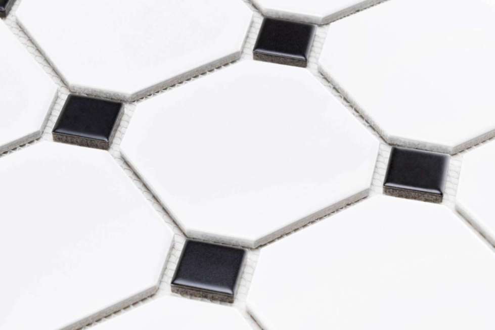 Mozaika OCTAGONO WHITE MAT