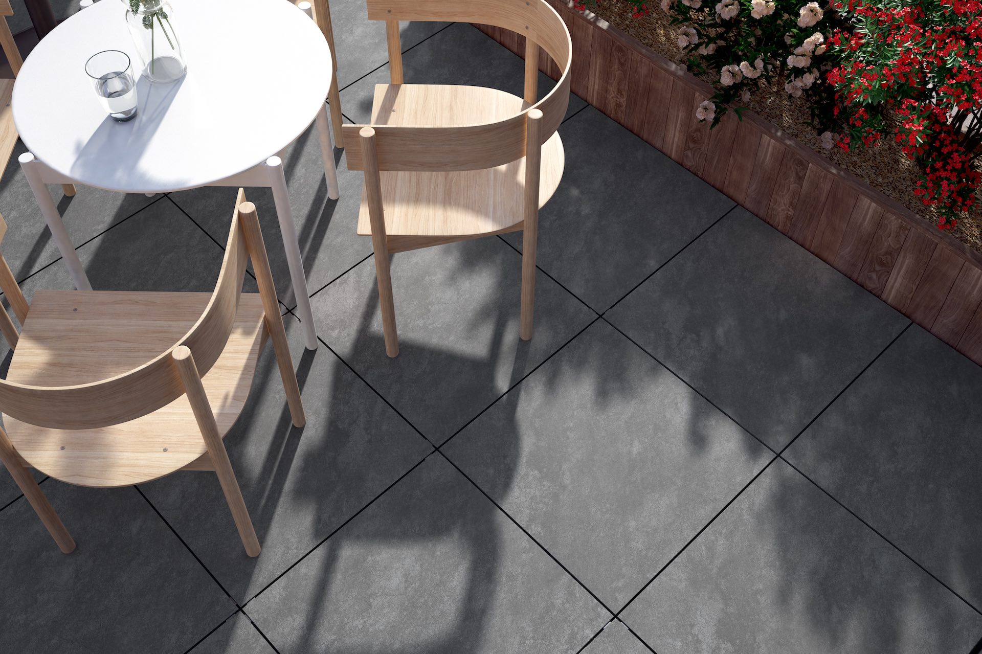 Płytki tarasowe zewnętrzne