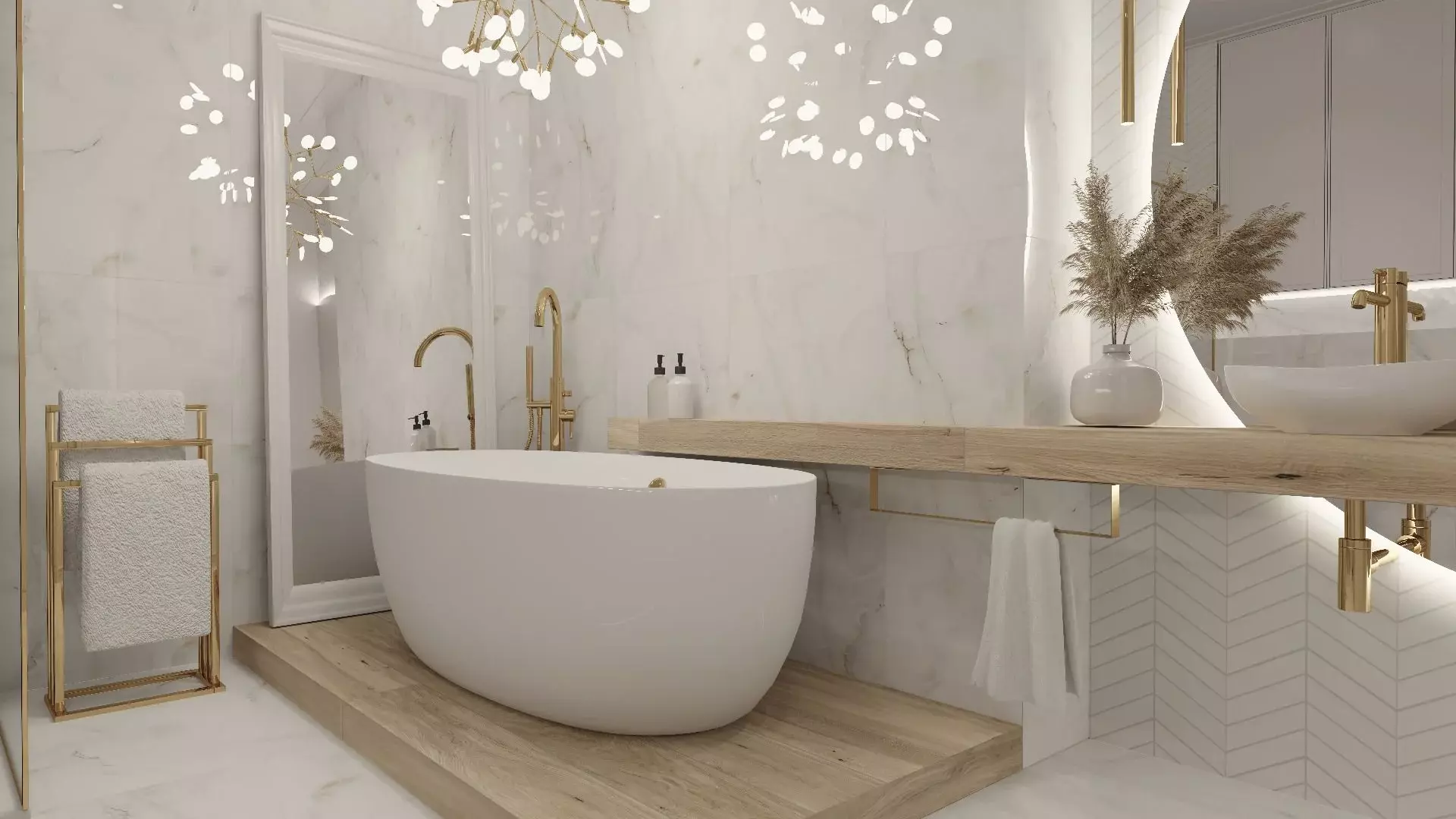 Wykończenie łazienki w wersji budżetowej, ale z klasą